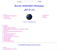 Tablet Screenshot of abdulbaki.org